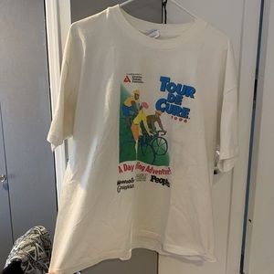 1996 Vintage Graphic “Tour De Cure” T Shirt
